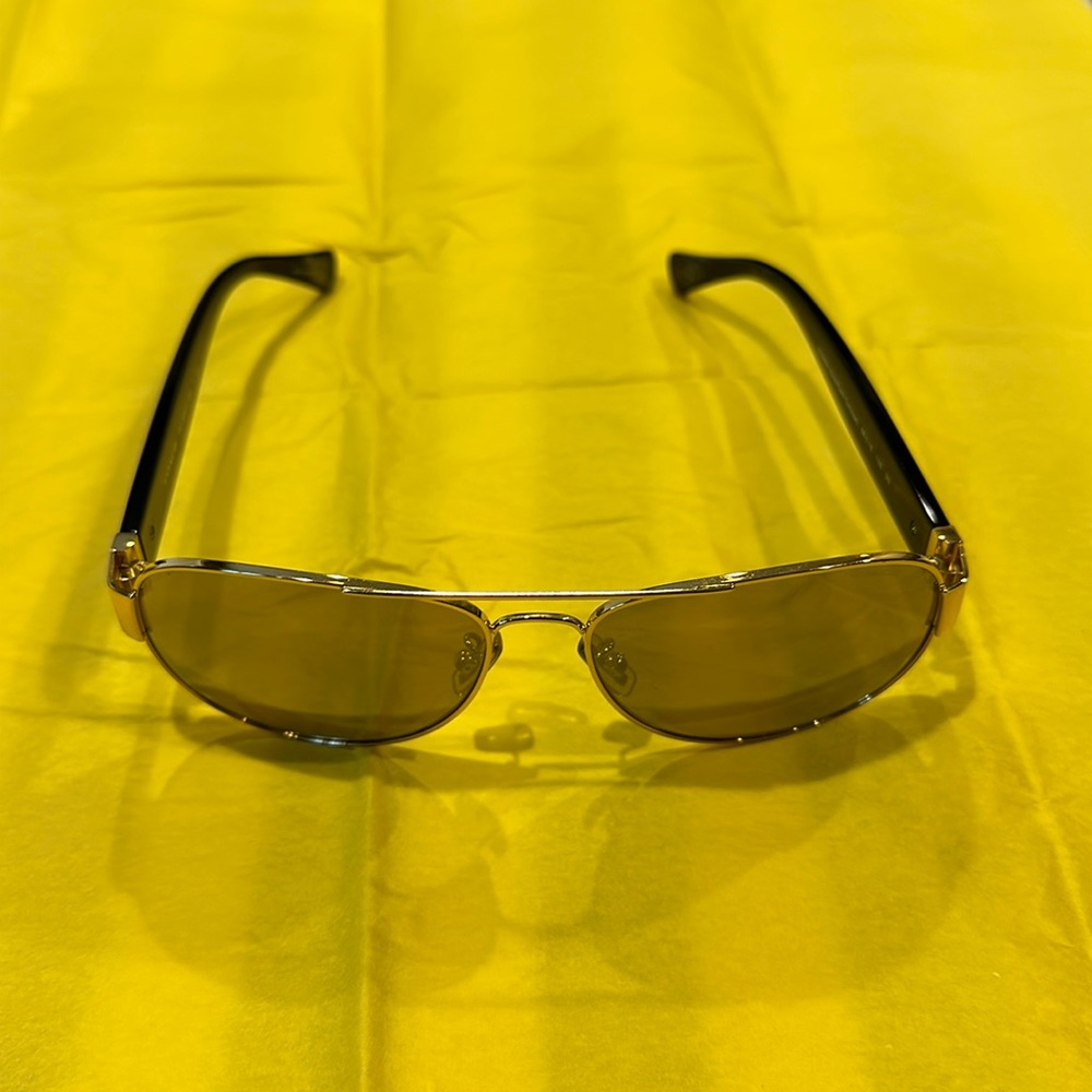 Gold coach sunglasses
